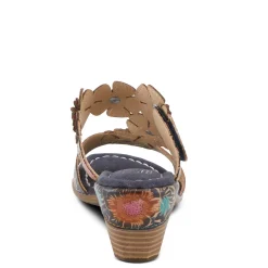 Discount L Artiste Women's L'Artiste By Spring Step, Summerfun Sandal Navy Multi
