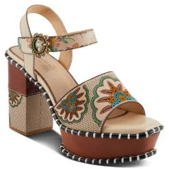 Sale L Artiste Women's L'Artiste By Spring Step, Gogetem Sandal Beige Multi