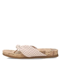 Online LifeStride Women's , Happy Sandal Natural Gingham