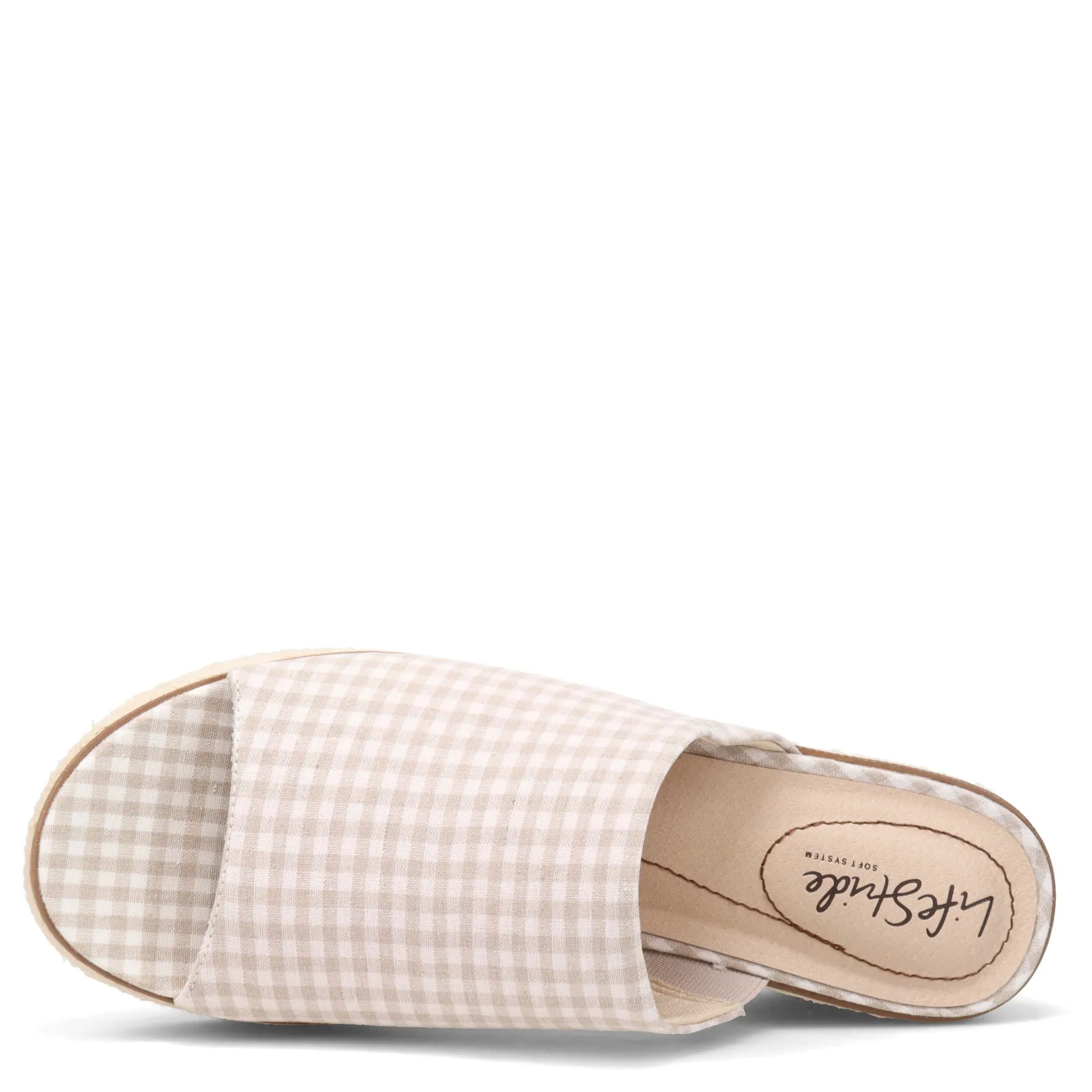 LifeStride Women's , Paradise Sandal Natural Print