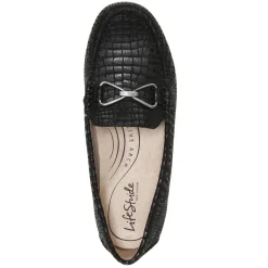 Discount LifeStride Women's , Turnpike Loafer Black Croco