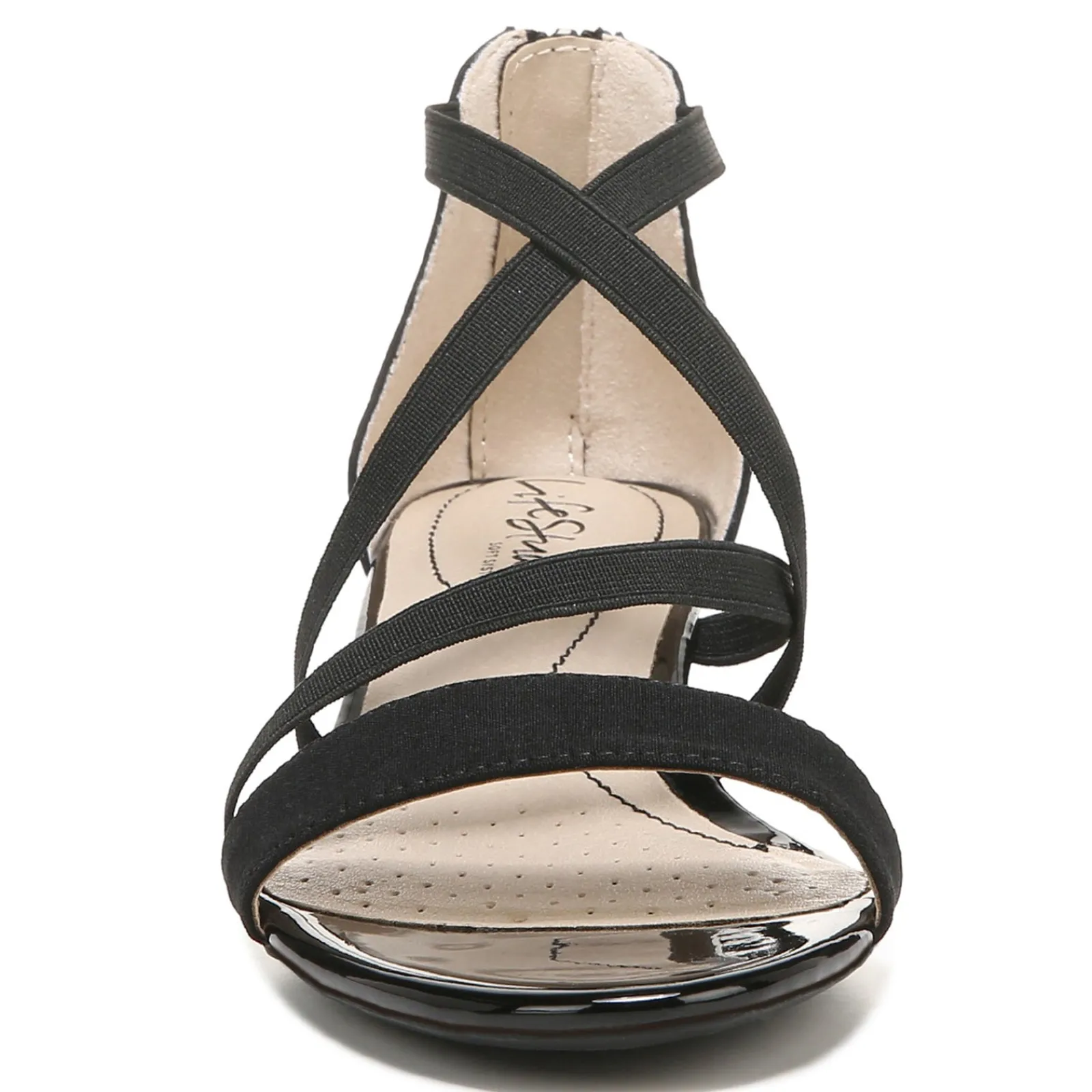 Clearance LifeStride Women's , Yolanda Sandal Black Stretch