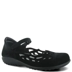 Hot Naot Women's , Agathis Maryjane Black Velvet Nubuck