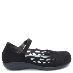 Hot Naot Women's , Agathis Maryjane Black Velvet Nubuck