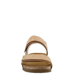 Best Naot Women's , Aisha Sandal - Wide Width Beige Nubuck