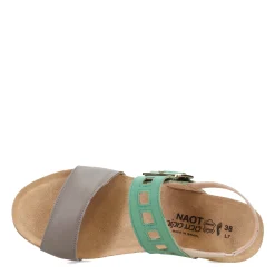 Outlet Naot Women's , Dynasty Sandal Gray Green Multi