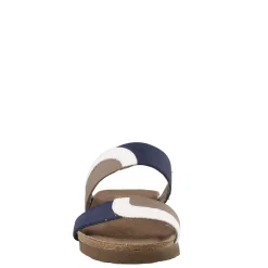 Best Naot Women's , Frankie Sandal White/Blue/Khaki