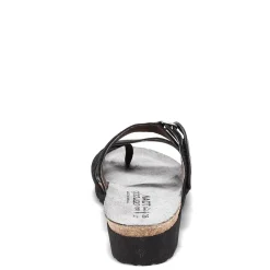 New Naot Women's , Jessica Sandal Black Nubuck