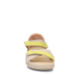 Hot Naot Women's , Karawa Sandal Soft Ivory/Lime/Beige