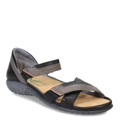 Outlet Naot Women's , Karawa Sandal Soft Black/Gray/Khaki