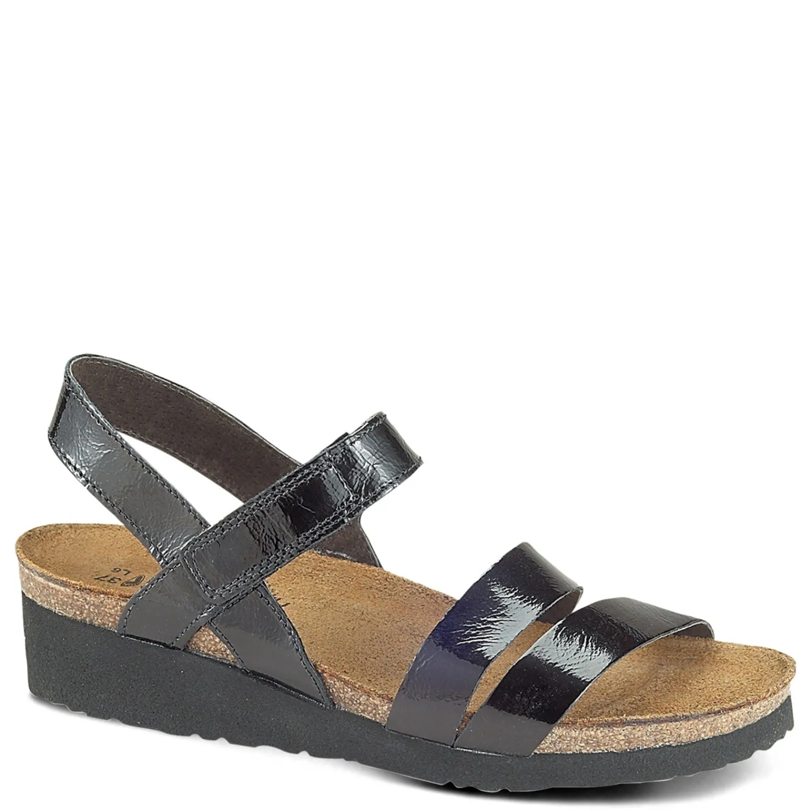 Sale Naot Women's , Kayla Sandal Black Patent