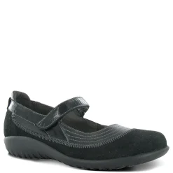 New Naot Women's , Kirei MaryJane Slip on Shoes Black Madras