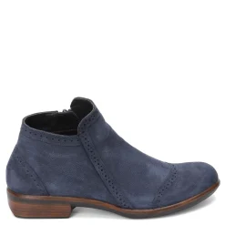 Outlet Naot Women's , Nefasi Ankle Boot Navy Velvet Nubuck