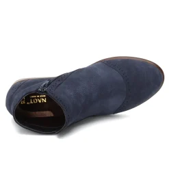Outlet Naot Women's , Nefasi Ankle Boot Navy Velvet Nubuck