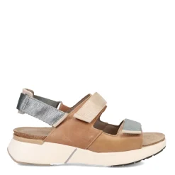 New Naot Women's , Odyssey Sandal Tan/Grey/Ivory
