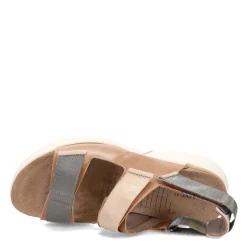 New Naot Women's , Odyssey Sandal Tan/Grey/Ivory