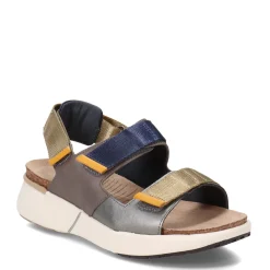 Outlet Naot Women's , Odyssey Sandal Grey/Navy/Gold