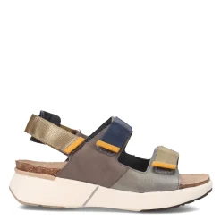 Outlet Naot Women's , Odyssey Sandal Grey/Navy/Gold