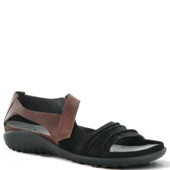 Best Naot Women's , Papaki Sandal Black Velvet Nubuck