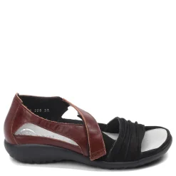 Best Naot Women's , Papaki Sandal Black Velvet Nubuck