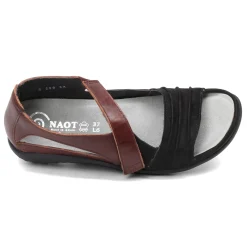 Best Naot Women's , Papaki Sandal Black Velvet Nubuck