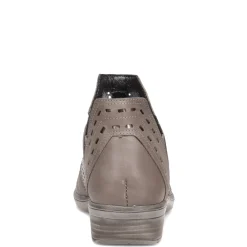 Naot Women's , Rivotra Bootie Gray/Foggy Gray/Silver