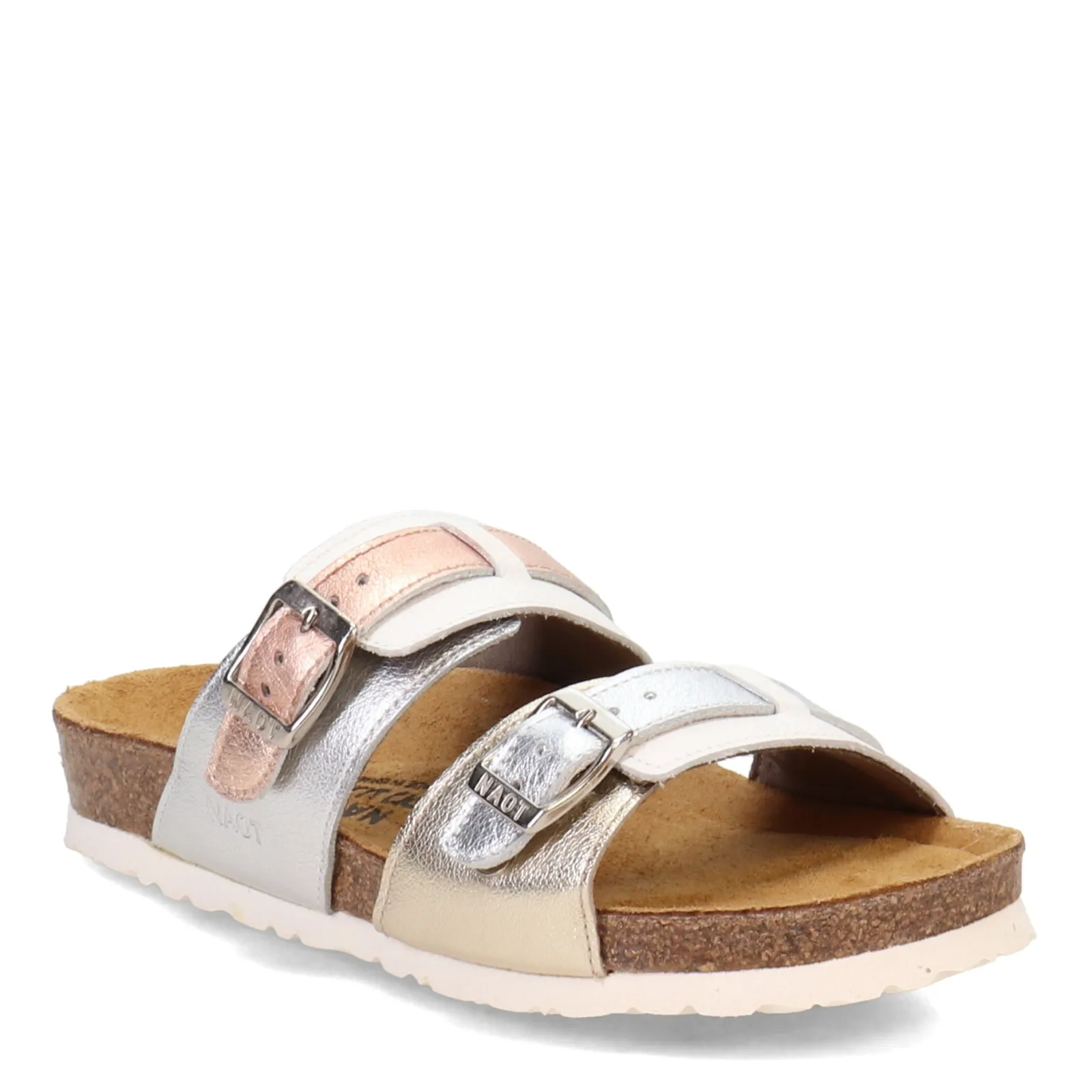 Best Naot Women's , Santa Cruz Sandal Silver Metallic Multi