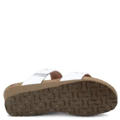 Outlet Naot Women's , Susan Slide White/Silver