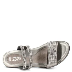 New Naot Women's , Temper Sandal Onyx Metallic