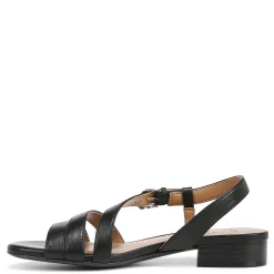 New Naturalizer Women's , Hilma Sandal Black Faux Leather