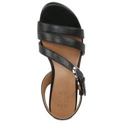 New Naturalizer Women's , Hilma Sandal Black Faux Leather