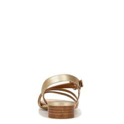 New Naturalizer Women's , Hilma Sandal Dark Gold Faux Leather