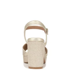 Clearance Naturalizer Women's , Lilly Sandal Champagne Faux Leather