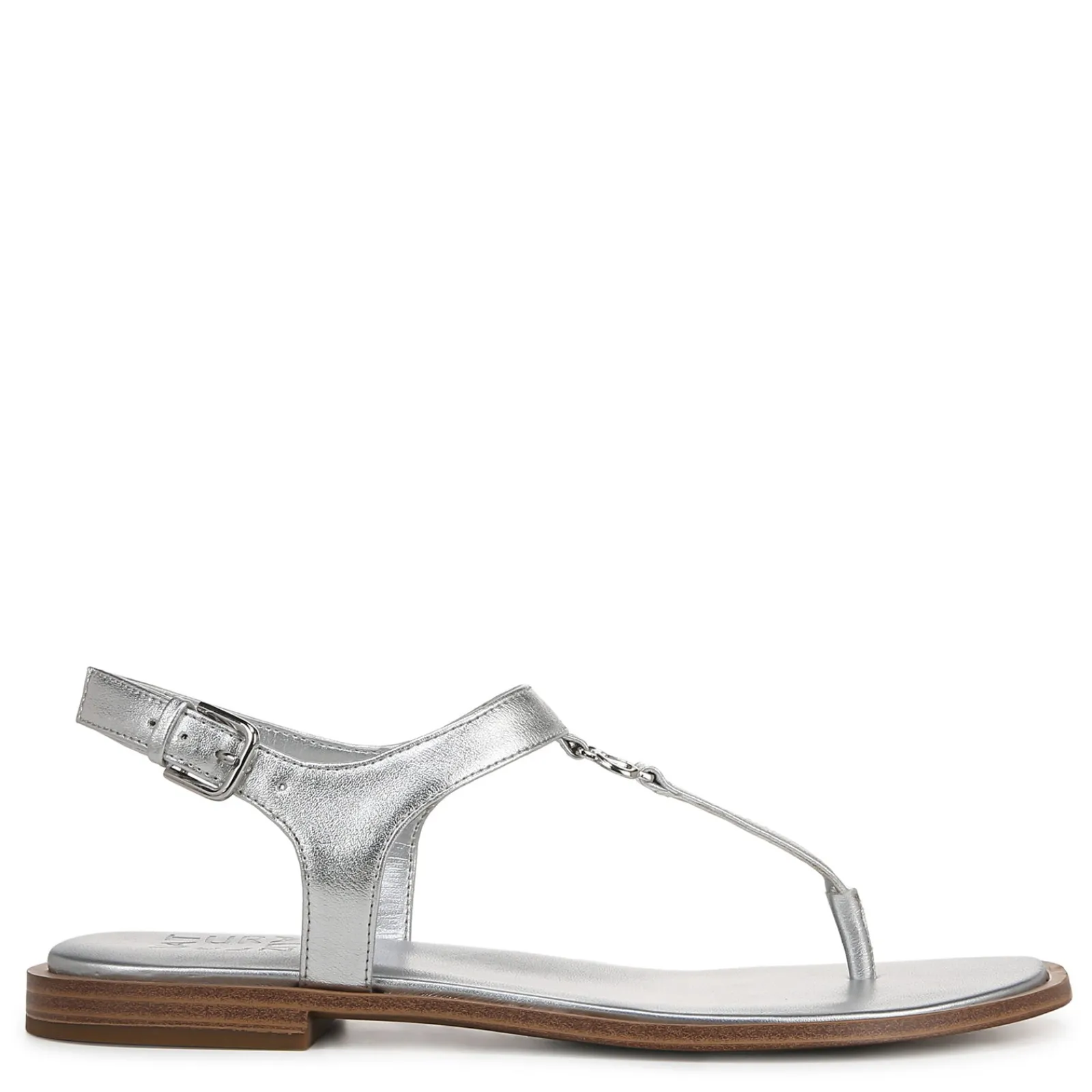 Sale Naturalizer Women's , Lizzi Sandal Silver Faux Leather