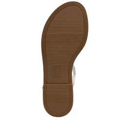 Best Naturalizer Women's , Lizzi Sandal Warm White Faux Croco Leather