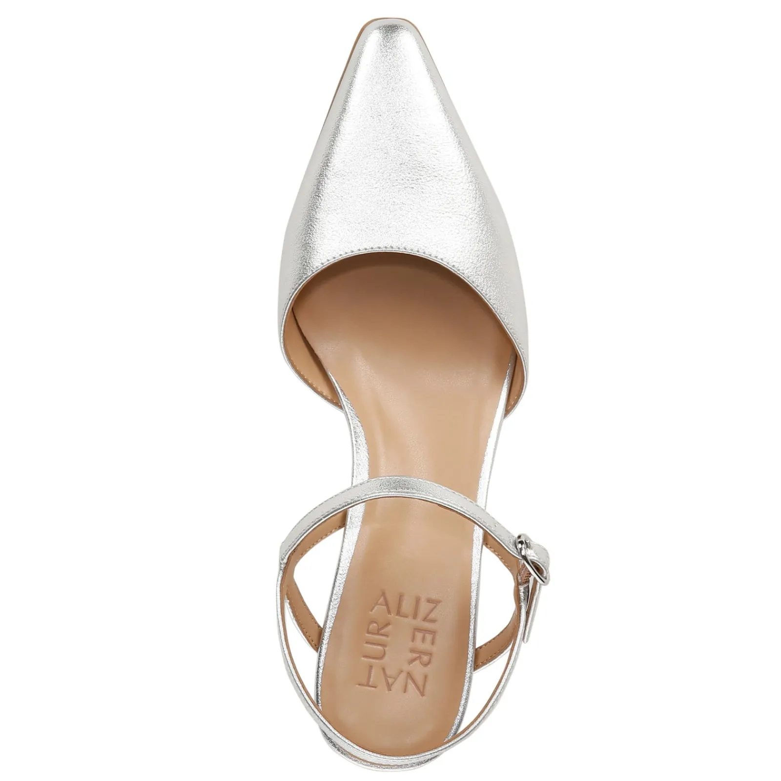 Clearance Naturalizer Women's , Tara Pump Silver Faux Leather