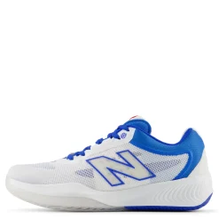 New Balance Women's , 996 FuelCell Pickleball Shoe White/ Bright Blue