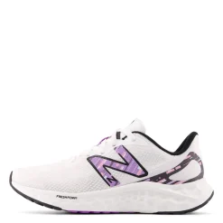 Outlet New Balance Women's , Arishi Fresh Foam v4 Running Shoe White/Black/Purple Fade