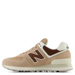 New Balance Women's , WL574 v2 Sneaker Flat Taupe/Rich Oak/Turtledove
