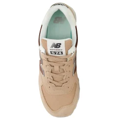 New Balance Women's , WL574 v2 Sneaker Flat Taupe/Rich Oak/Turtledove