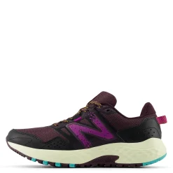 Sale New Balance Women's , WT410V8 Trail Running Shoe Fuchsia Purple/Black/Ambient Light
