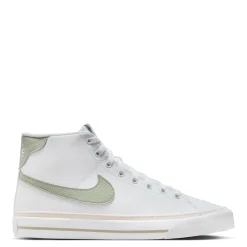 Nike Women's , Court Legacy Mid Next Nature Sneaker White/Jade Horizon-Phantom
