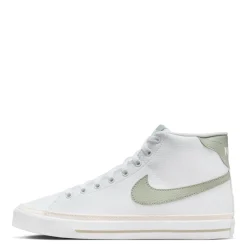 Nike Women's , Court Legacy Mid Next Nature Sneaker White/Jade Horizon-Phantom