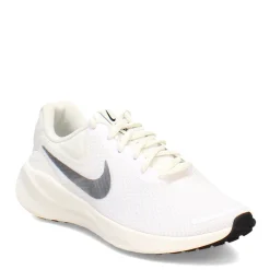 Outlet Nike Women's , Revolution 7 Running Shoe White/Silver
