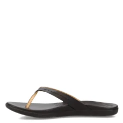 OluKai Women's , Honu Sandal Solid Black