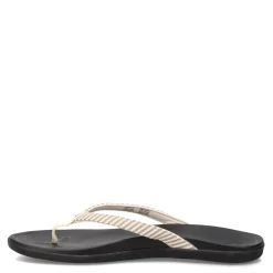 OluKai Women's , Ho'opio Thong Sandal Bone Stripe