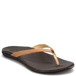 OluKai Women's , Ho'opio Thong Sandal Brown