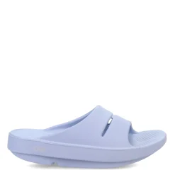 New OOFOS Women's , OOahh Slide Sandal Neptune Blue