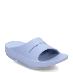 New OOFOS Women's , OOahh Slide Sandal Neptune Blue