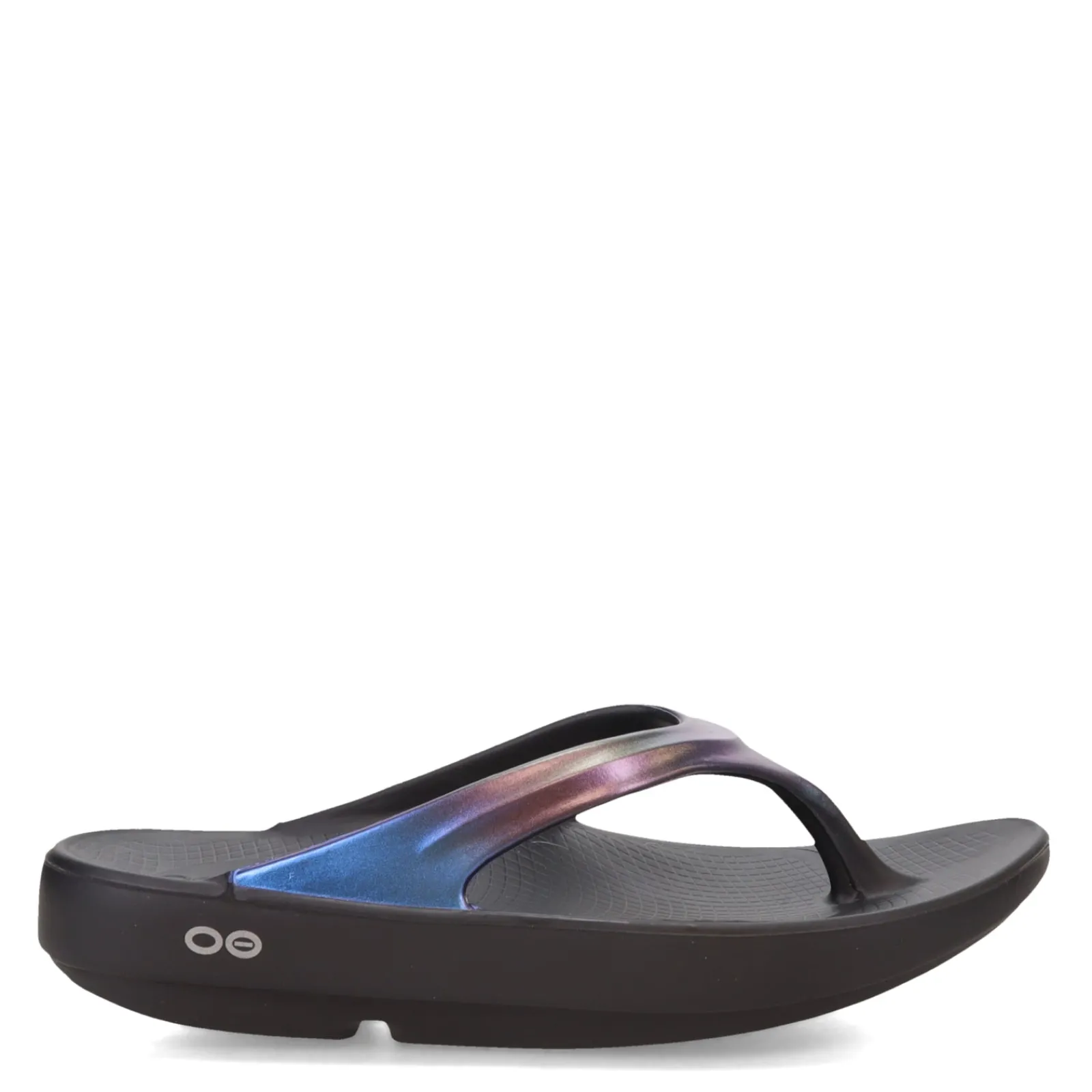 New OOFOS Women's , OOlala Luxe Sandal Midnight Spectre